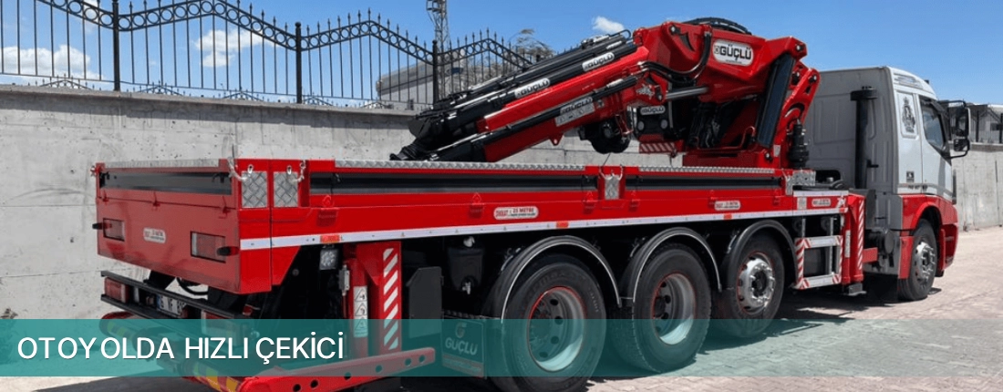 Zeytinler İlçemi Otoyolda Hızlı Çekici