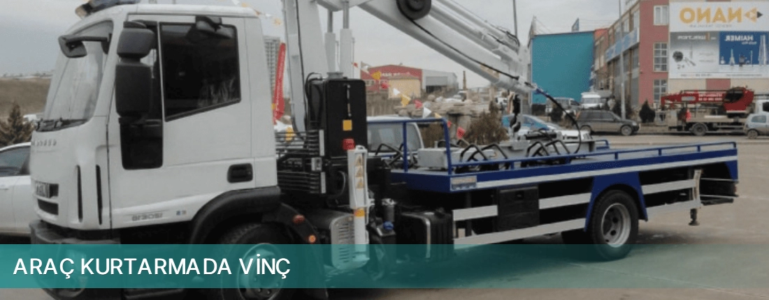 Zeytinler İlçemi Araç Kurtarmada Vinç